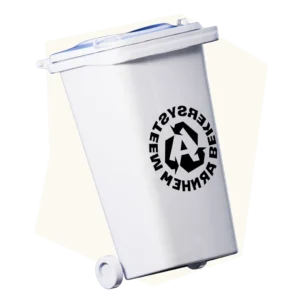 Rode rolcontainer
